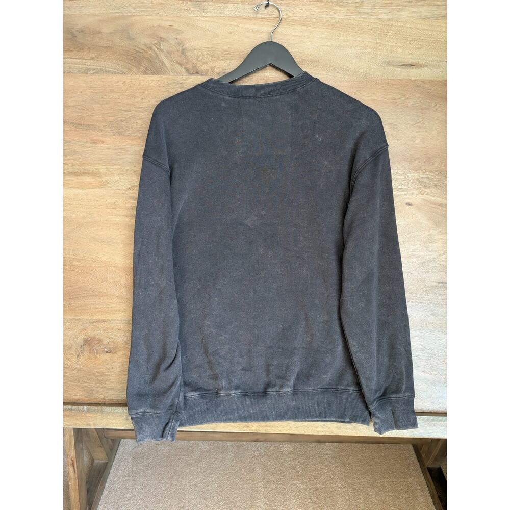 Disney Pixar Sweatshirt Mens S Black Coco Embroidered Icons Rose Sugar Skull NWT - Picture 2 of 4